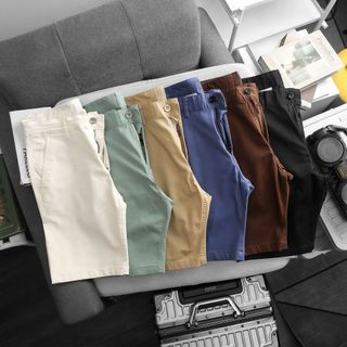 Quần short Kaki nam form regular cao cấp, co giãn thoải mái - OCT LABEL
