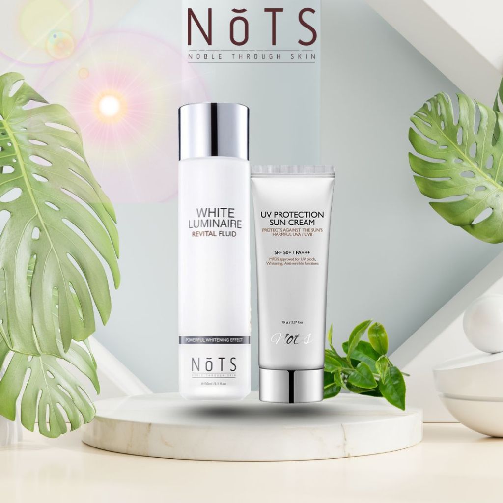 Combo Kem chống nắng Sun cream NoTS + Nước thần White Luminaire