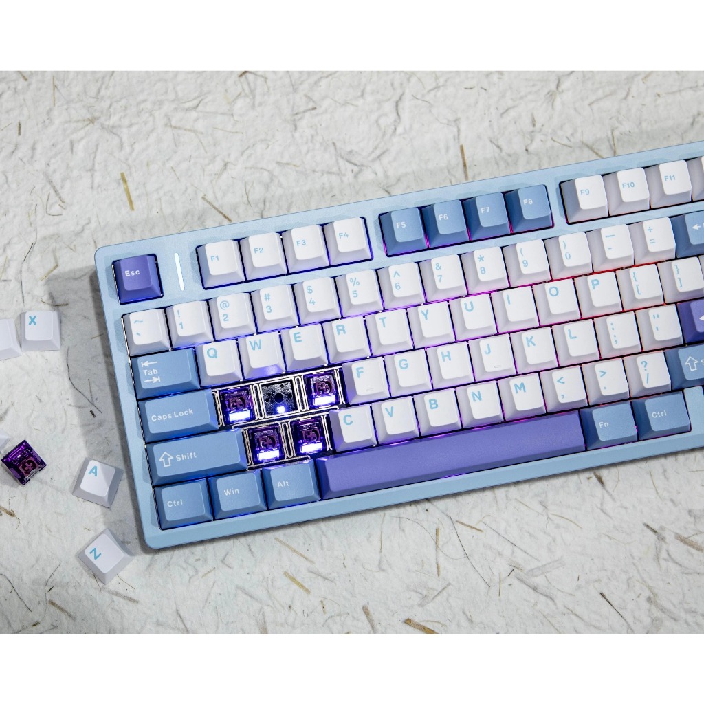 Bàn phím cơ AULA M75 - Case nhôm, có tạ đáy - Kết nối 3 mode - Layout ...