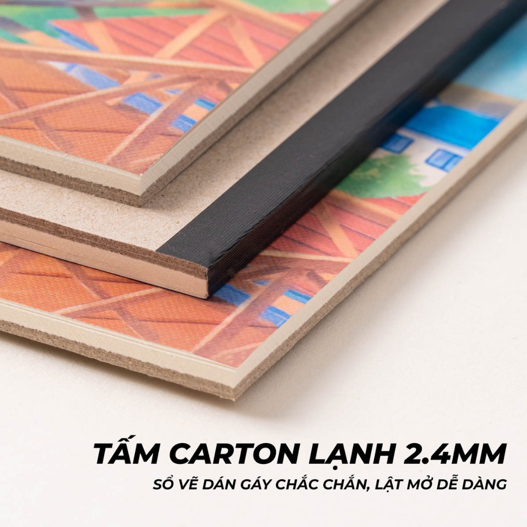 Vở Vẽ A4 Dán Gáy CLASSMATE Sổ Vẽ Lò Xo, Sổ Phác Thảo, Sketch Book 40 Trang, 100gsm 120gsm, Giấy Chuyên Dụng Nhập Khẩu