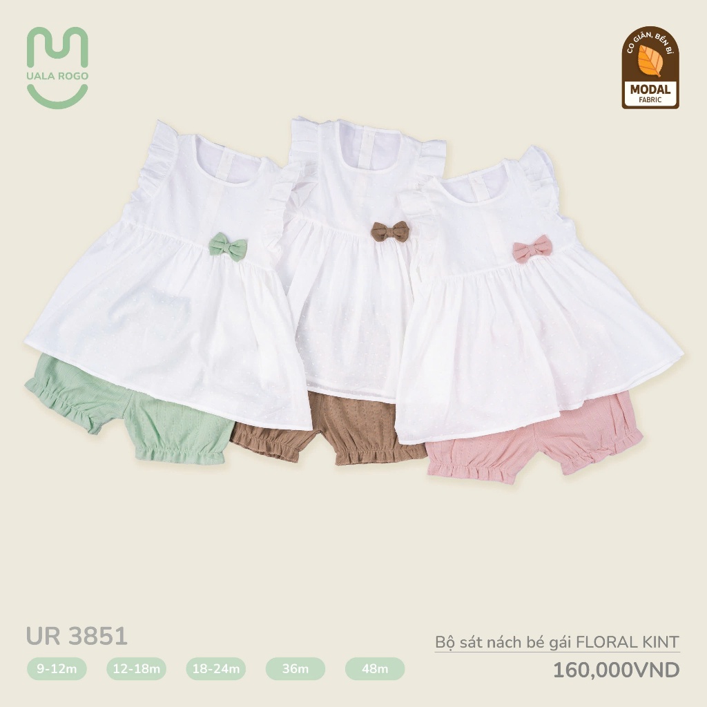 (8,5-18kg) Bộ Sát Nách, Ba Lỗ Bé Cho Bé Uala Rogo UR2170 UR2209 UR2389 UR3721 UR3851 UR2181 UR2218 UR2179 UR2186
