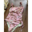 Bodysuit bơi nhiều kiểu màu hồng hot trend_sw007