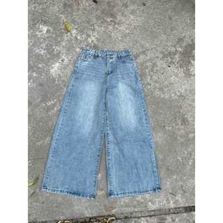 Quần Jean Ống Suông Xanh Nhạt Wash 247store Quanjean9567