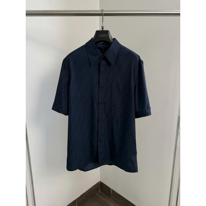 ⚡️[Hight Quality] Áo Sơ Mi Lụa 1end Point Collar Shirst Blue - Điểm Nhấn Logo F Full Mờ Cao Cấp Qccc Nam Nữ