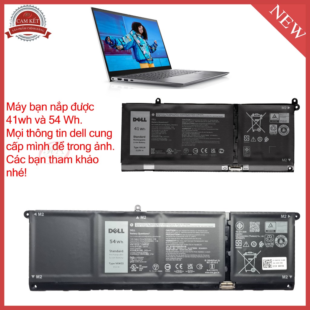 Pin Sạc Dell Inspiron 14 5410 2-in-1 | Shopee Việt Nam
