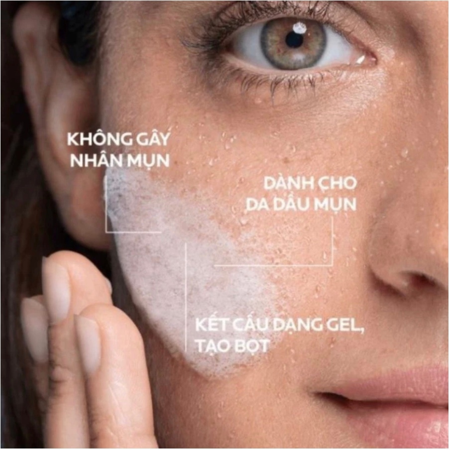 [Hàng Chính Hãng][Tặng Mặt Nạ]  Sữa rửa mặt tạo bọt dành cho da dầu mụn La Roche-Posay Effaclar Foaming Gel 400ml