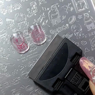 Miếng gạt khuôn in bằng sắt gồm lưỡi 2 đầu - gạt 1 lần sạch gel giúp in khuôn nét