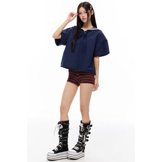 Le rouge | Áo sơ mi thủy thủ Yunyun form boxy