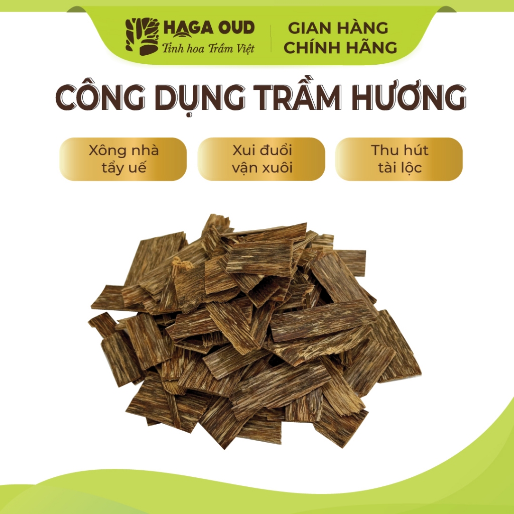 Ảnh Trầm vụn Haga tự nhiên dày đặc tinh dầu, thơm hương trầm nguyên bản 2