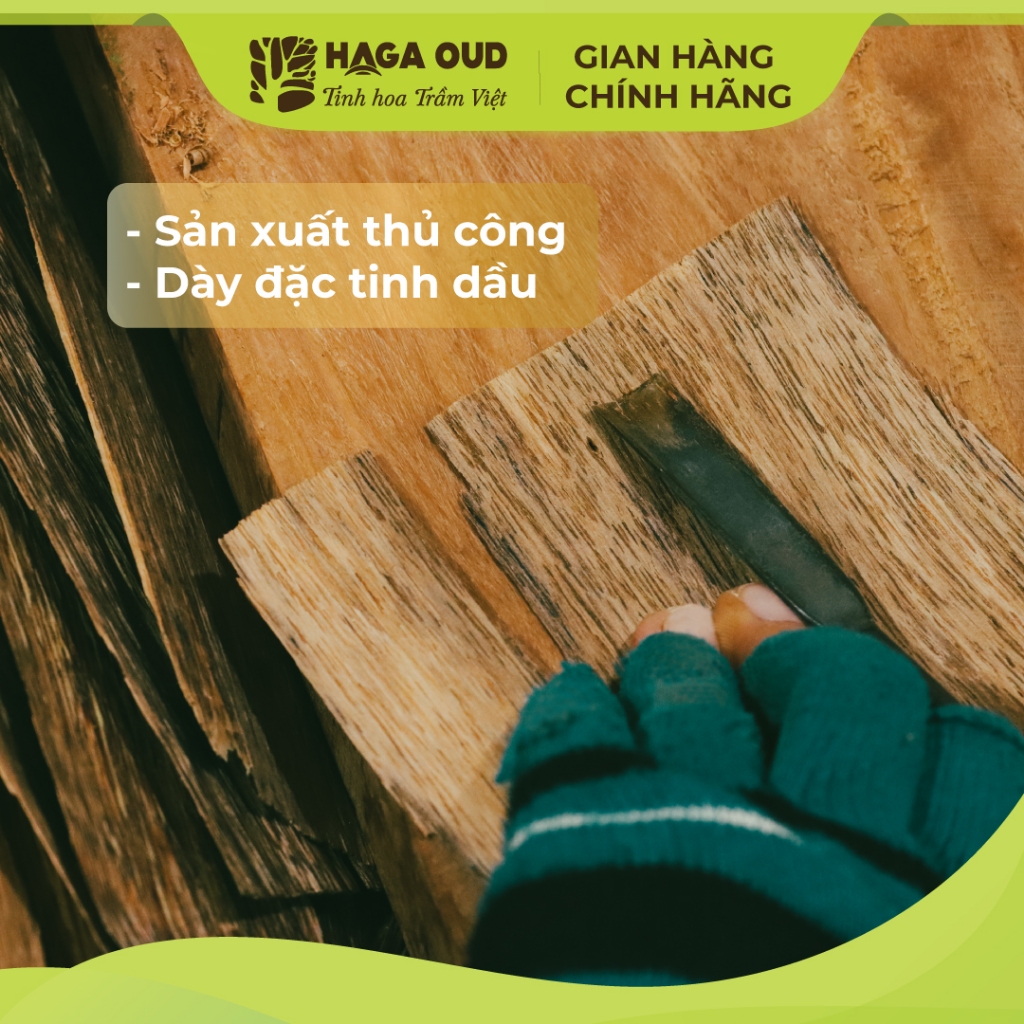 Ảnh Trầm vụn Haga tự nhiên dày đặc tinh dầu, thơm hương trầm nguyên bản 4
