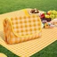 Bạt Trải Cắm Trại Gấp Gọn Tiết Kiệm Không Gian,Thảm Dã Ngoại Picnic Có Họa Tiết - THẢM DU LỊCH CHỐNG THẤM NƯỚC ĐA NĂNG