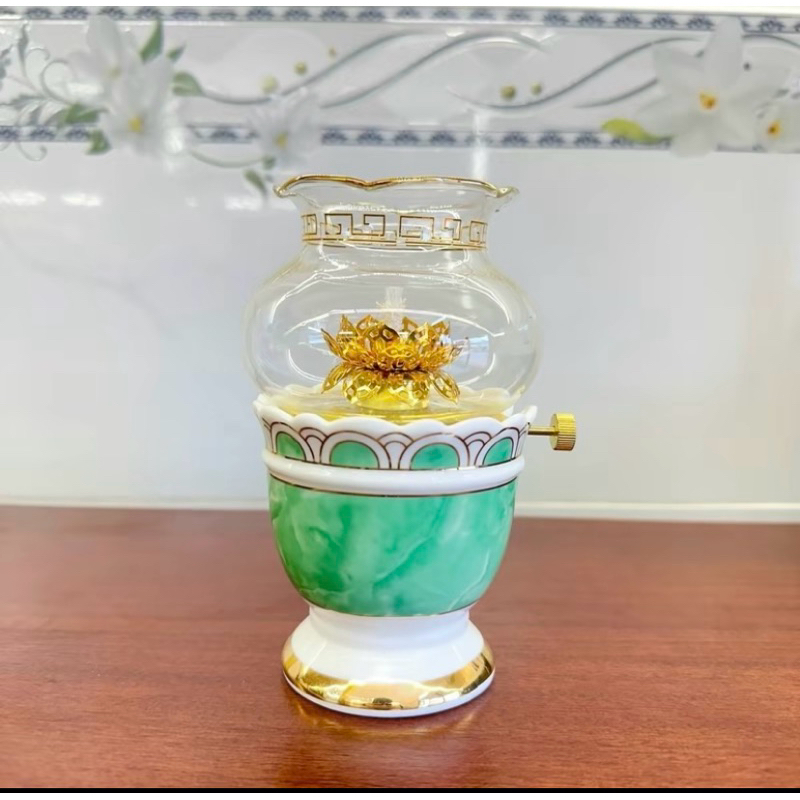 Đèn Dầu Sứ Cao Cấp.