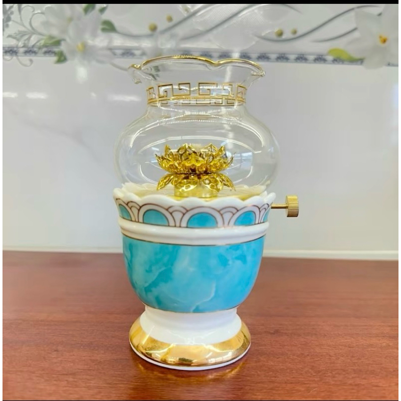 Đèn Dầu Sứ Cao Cấp.