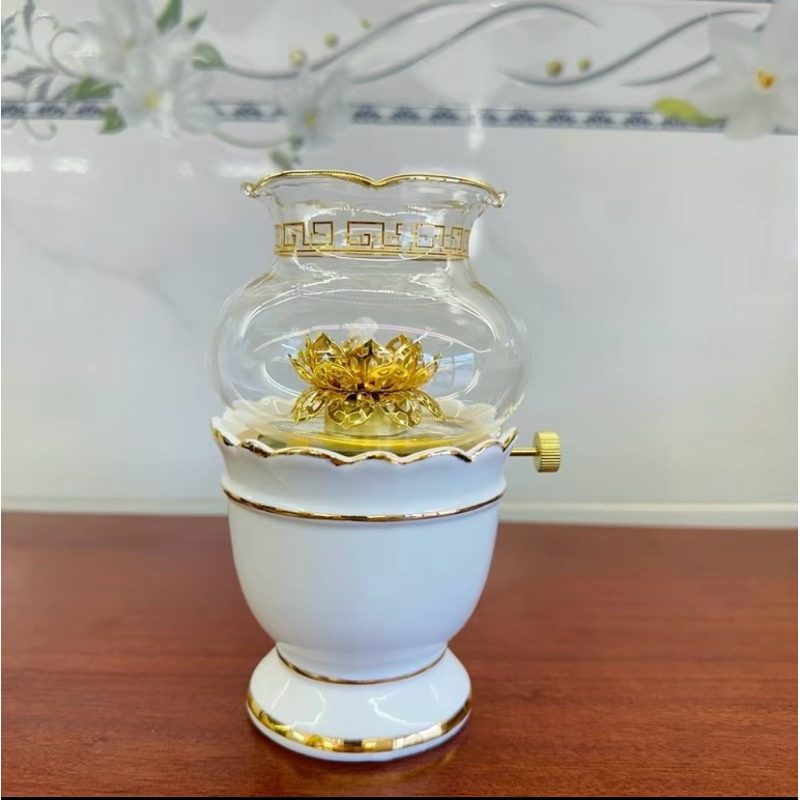 Đèn Dầu Sứ Cao Cấp.