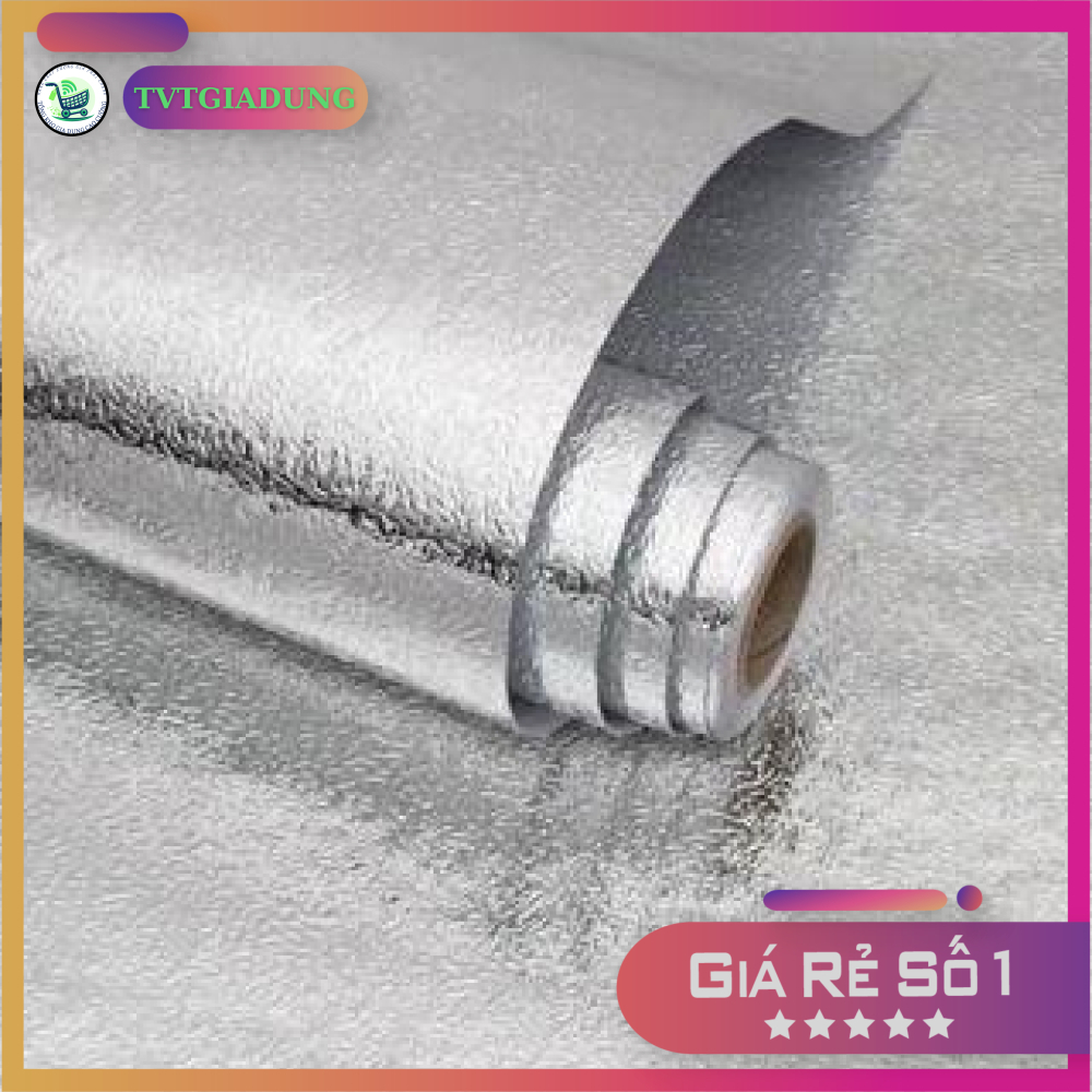 Cuộn Giấy Nhôm Bạc Dán Nhà Bếp Dán Tường Nhà Bếp Cách Chịu Nhiệt Chống Thấm Chống Dầu Mỡ