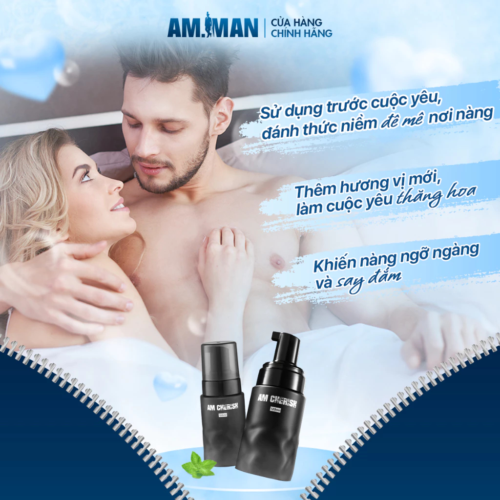 Bọt Vệ Sinh Nam Giới AM MAN 120ml Tinh Chất Tự Nhiên,Hương Nước Hoa Cao Cấp Kháng Khuẩn Khử Mùi Hôi,Ngăn Ngừa Viêm Nhiễm