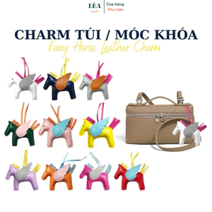 Móc Khóa / Charm Ngựa Da Mềm FAIRY HORSE Nhiều Màu – Phụ Kiện Trang Trí Túi Xách