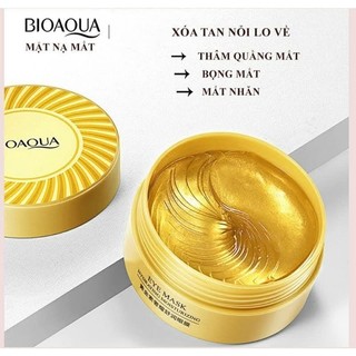 [Hộp 60 miếng] Mặt Nạ Mắt Bioaqua Bổ Sung Collagen Dưỡng Trắng Giảm Thâm Nhăn Bọng Mắt