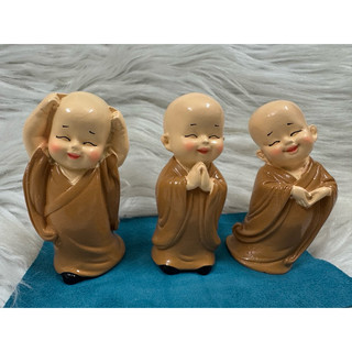 Tượng Chú Tiểu An Nhiên (Tài Lộc , May Mắn)