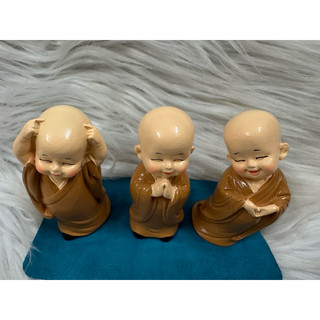 Tượng Chú Tiểu An Nhiên (Tài Lộc , May Mắn)