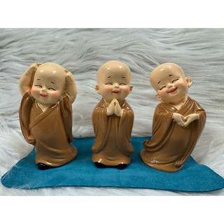 Tượng Chú Tiểu An Nhiên (Tài Lộc , May Mắn)