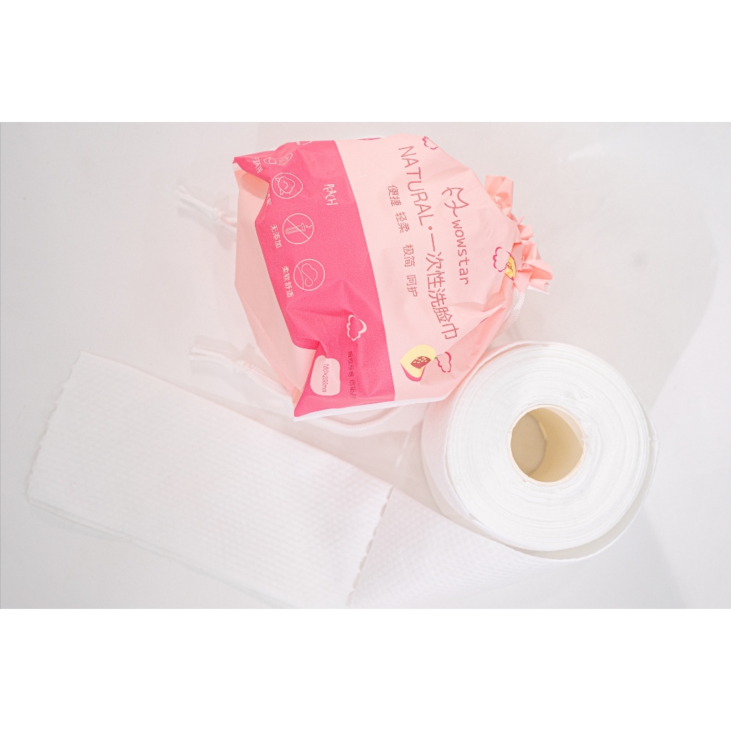 Khăn mặt khô wowstar dùng 1 lần lau khô ,lau ướt ,Giấy lau mặt dùng một lần（wowstar-khăn cuộn）