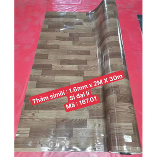 Thảm simili dày, Combo nguyên cuộn 40m2 ,dày 1.6mm (2M X 20M)Trang trí không gian bền đẹp.