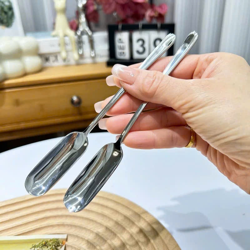 Thìa Muỗng Khuấy Inox Bản Dài Chockmen 6x16cm CKM788