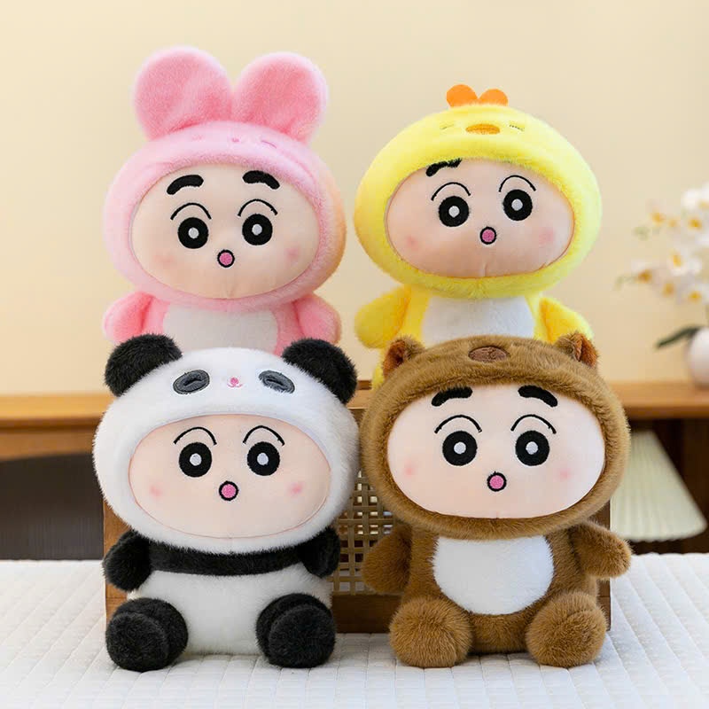 Gấu Bông Shin Chan Cosplay Cậu Bé Bút Chì Shin Mặc Đồ Nhân Vật Hoạt Hình Nổi Tiếng