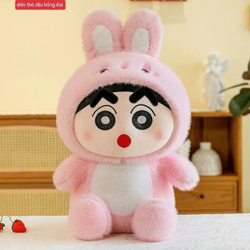 Gấu Bông Shin Chan Cosplay Cậu Bé Bút Chì Shin Mặc Đồ Nhân Vật Hoạt Hình Nổi Tiếng
