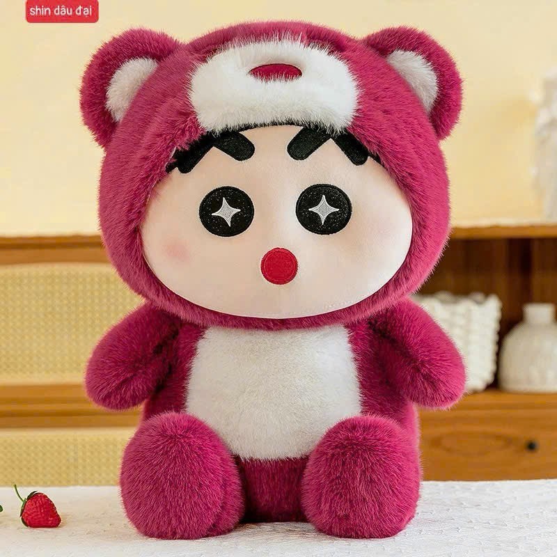 Gấu Bông Shin Chan Cosplay Cậu Bé Bút Chì Shin Mặc Đồ Nhân Vật Hoạt Hình Nổi Tiếng