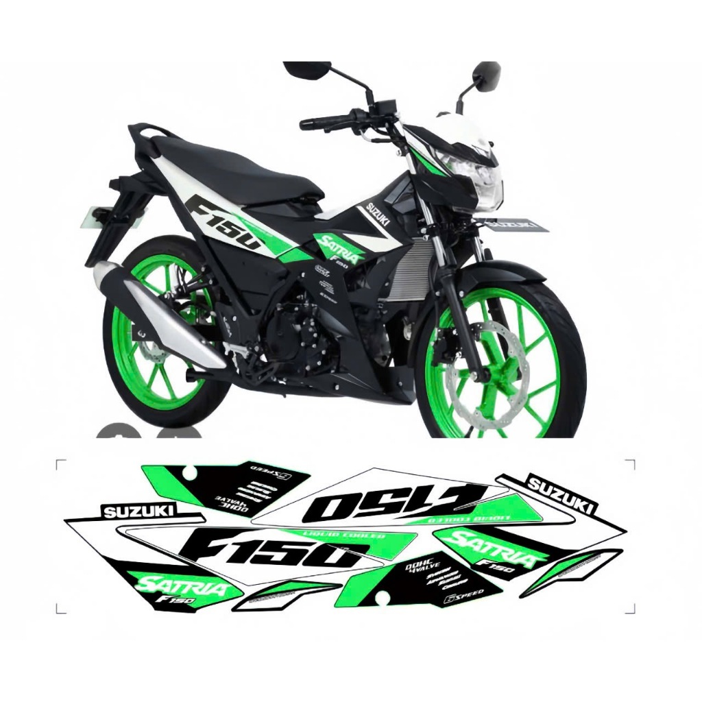 tem rời satria 150 f1 cao cấp chất liệu in 3 lớp chống nước không phai màu,