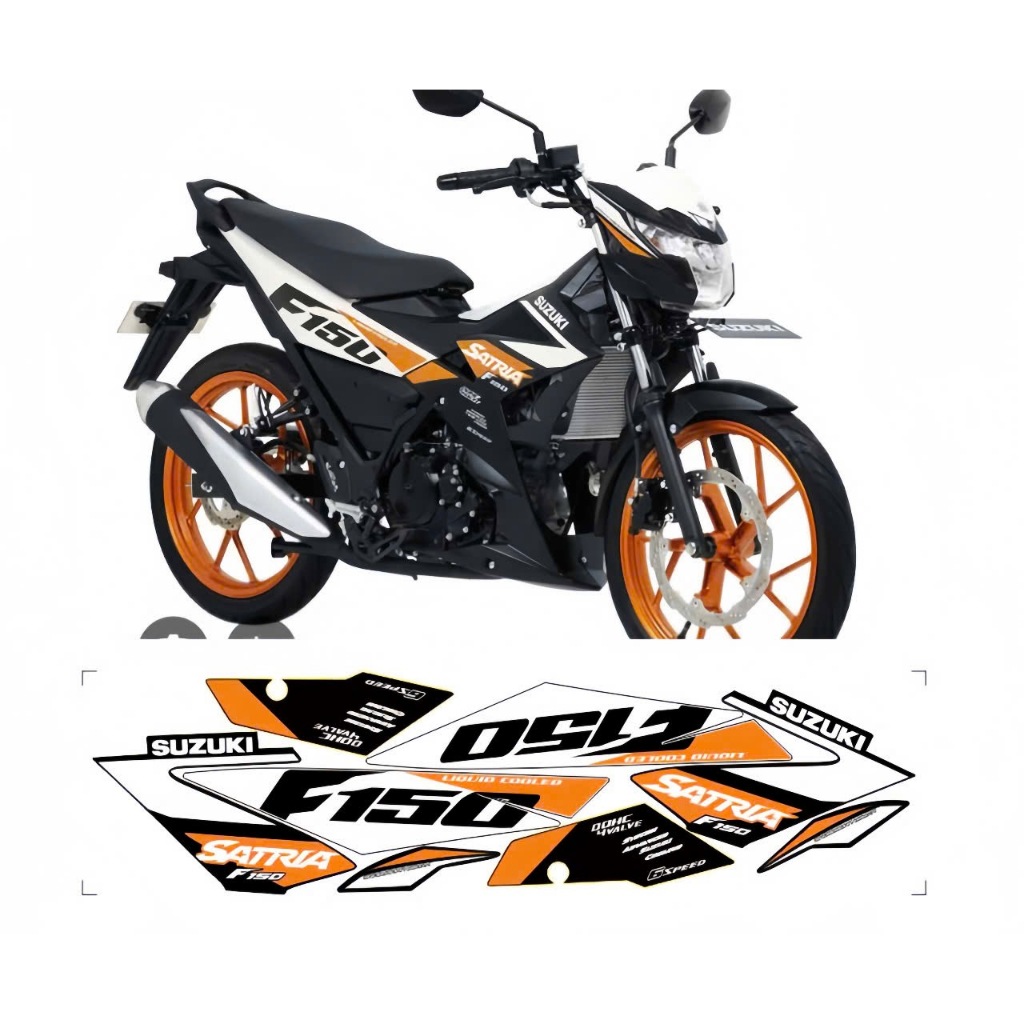 tem rời satria 150 f1 cao cấp chất liệu in 3 lớp chống nước không phai màu,