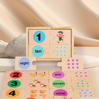Tranh ghép hình 3D gỗ nổi hình thú đáng yêu giúp phát triển tư duy cho bé HT Toys