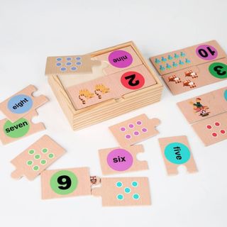 Tranh ghép hình 3D gỗ nổi hình thú đáng yêu giúp phát triển tư duy cho bé HT Toys