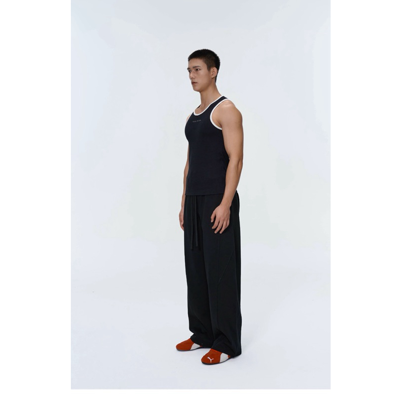 Áo ba lỗ nam thêu chữ VILLA WINGS – Áo tanktop ôm body viền bo co giãn mát mẻ, mặc đi chơi, đi tập, outfit hè