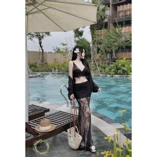 Sét áo bra ren+ chân váy ren và áo choàng 💯💝đi CHƠI, đi LÀM sang chảnh, xinh XINH đẹp tuyệt vời !!😘