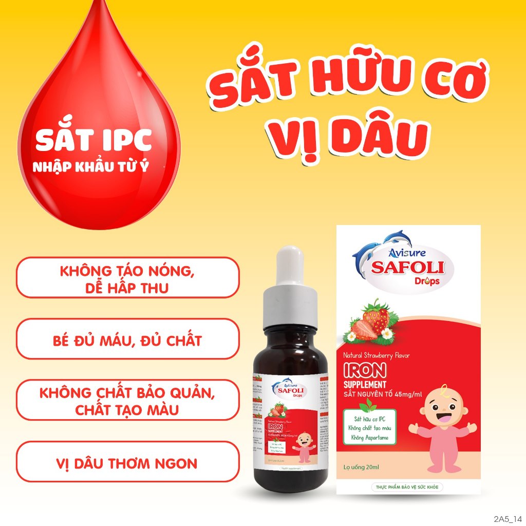 Ảnh Combo Sắt hữu cơ và DHA tinh khiết cho bé Avisure giúp bé hồng hào, khoẻ mạnh, thông minh 1