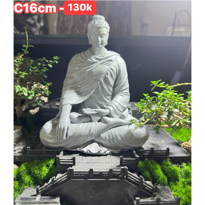 Tượng phật Thích Ca 17cm ( chất liệu bột đá cao cấp)