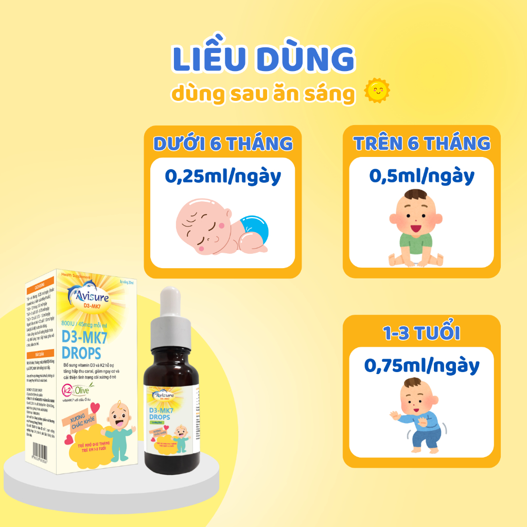 Ảnh Avisure D3MK7 Võ Hoàng Yến tinh khiết tự nhiên cho bé 3