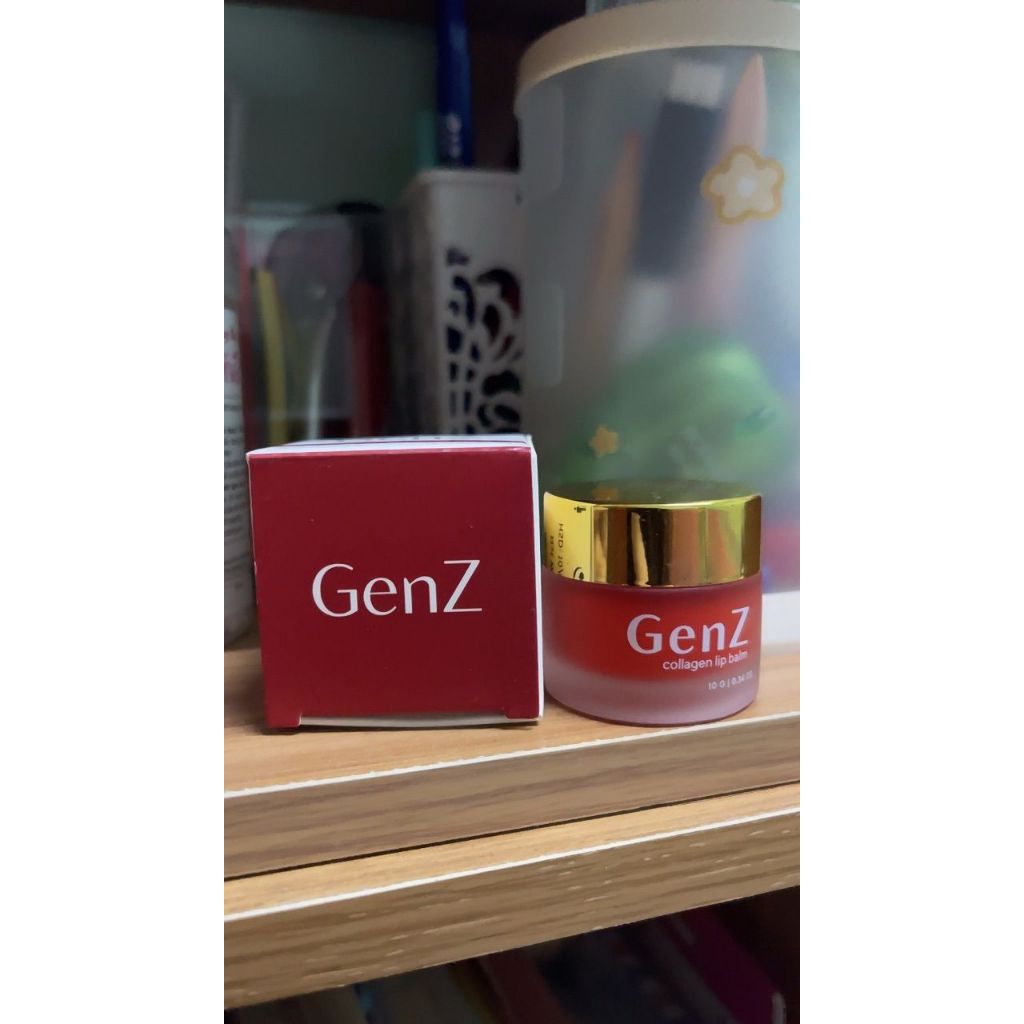 Dưỡng môi Genz lựu đỏ Colagen Lip Balm cao cấp - H03