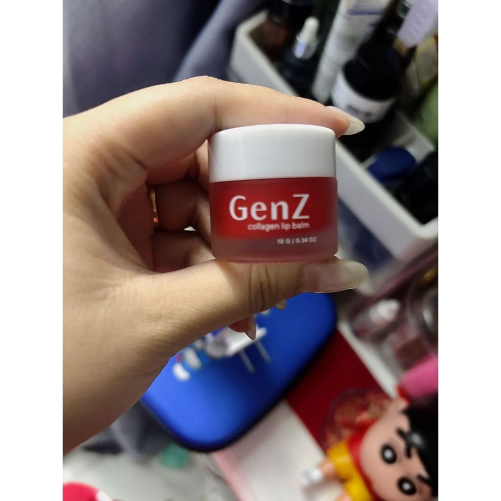 Dưỡng môi Genz lựu đỏ Colagen Lip Balm cao cấp - H03