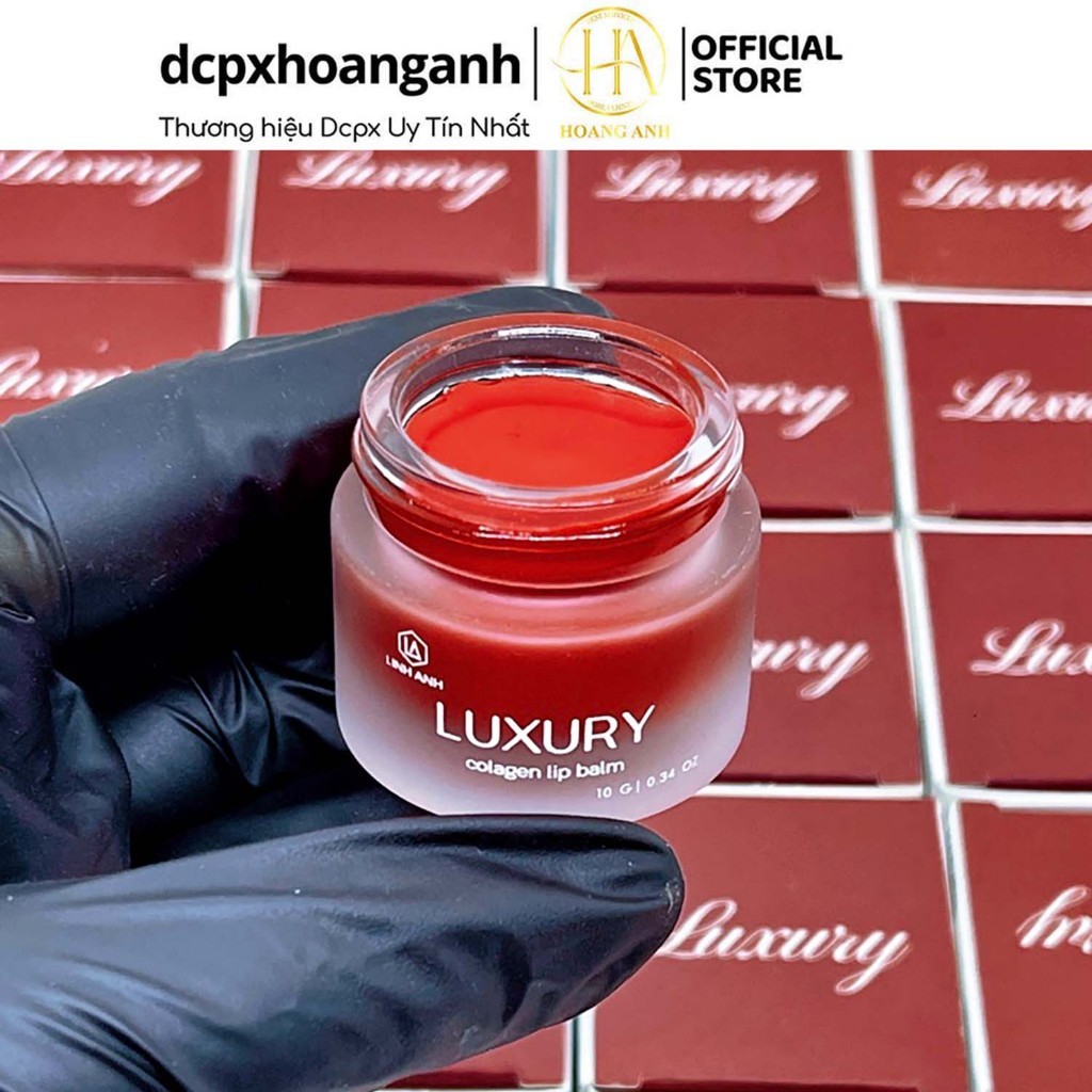 Dưỡng môi Genz lựu đỏ Colagen Lip Balm cao cấp - H03