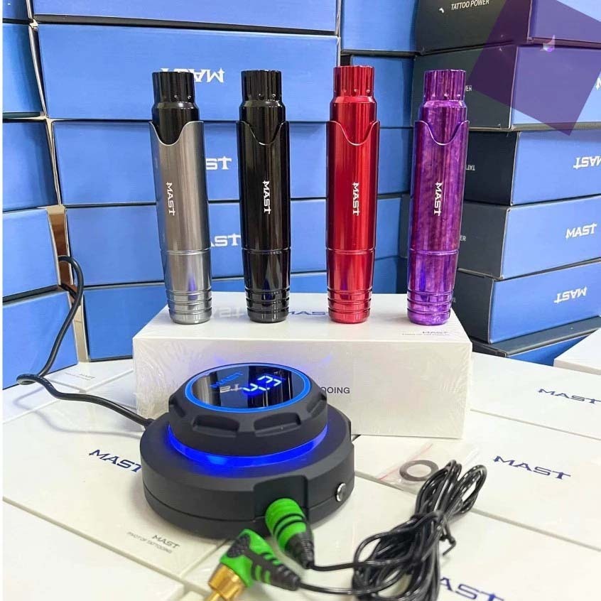 Máy Pen Mast Gầy 367 hiện đại Hàng Nhật, chuyên phun Môi, Mày, Mí chính hãng (BH 12 tháng) - P02