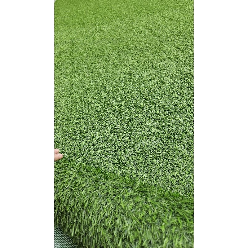 Combo 10m² (2 x 5m)  Thảm cỏ nhân tạo 2cm đế dẻo không bụi đen trải sàn, sân vườn, dán tường