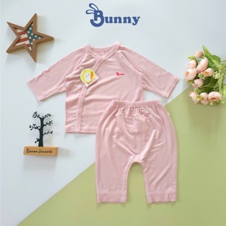 Bộ cúc chéo sơ sinh thun lạnh Modal mềm mát cho bé 3-10kg