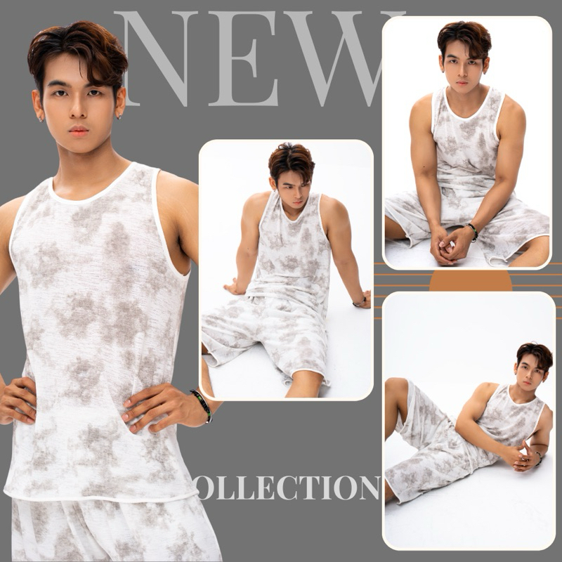 🌴 Set đồ nam đi biển loang màu - Phong cách mùa hè từ Villa Wings 🌴