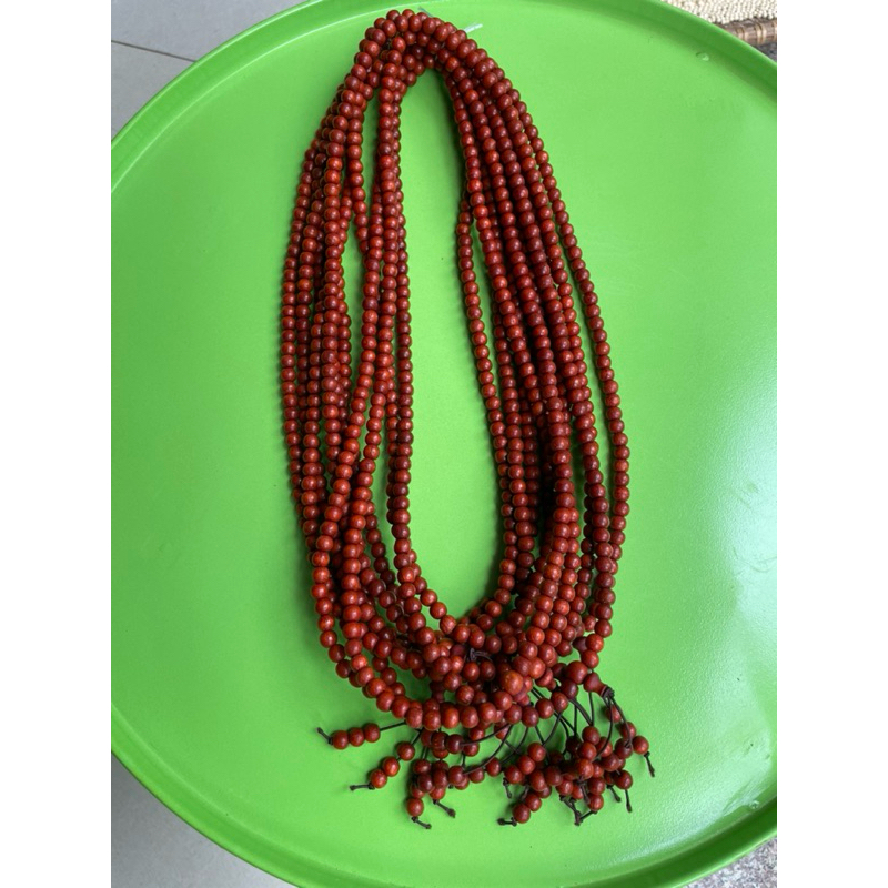 Vòng tay gỗ hương đỏ, chuỗi tràng 108 hạt gỗ hương đỏ mang lại may mắn