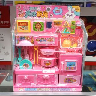 Bộ đồ chơi nấu ăn nhà bếp cho bé gái đồ chơi giáo dục thông minh HT Toys