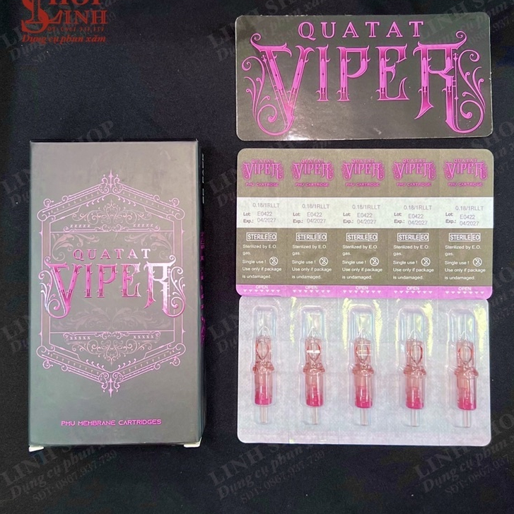Kim máy pen Viper xịn xò kim hồng đủ size đủ loại đi lâu mòn kim cực chuẩn